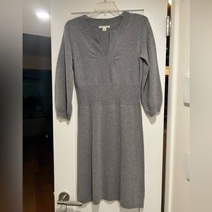 Grey Wool Sweater Dress Banana Republic - Sz Sm